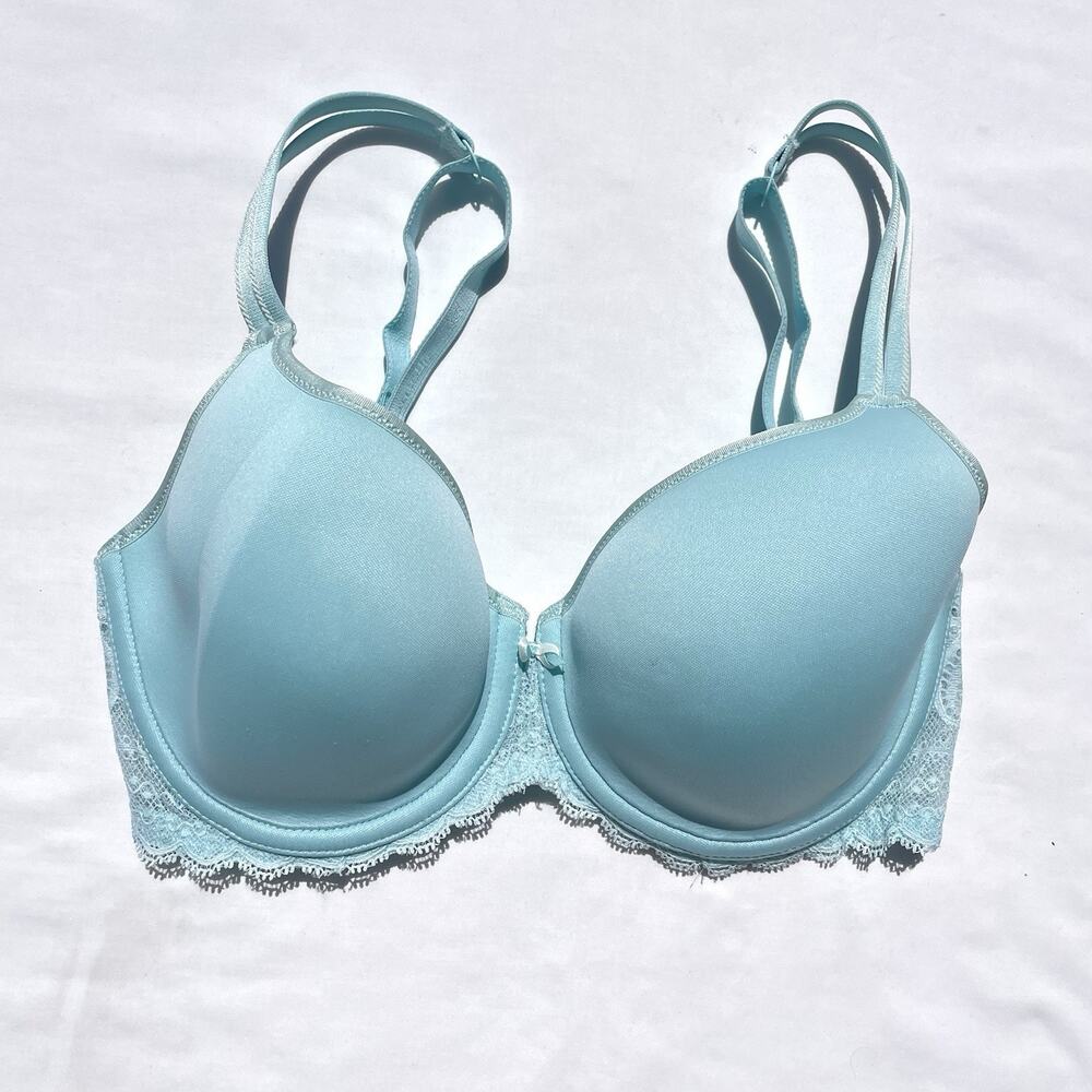 Chantelle Merci Spacer T Shirt Bra 30DDD Light Blue Underwire C17470